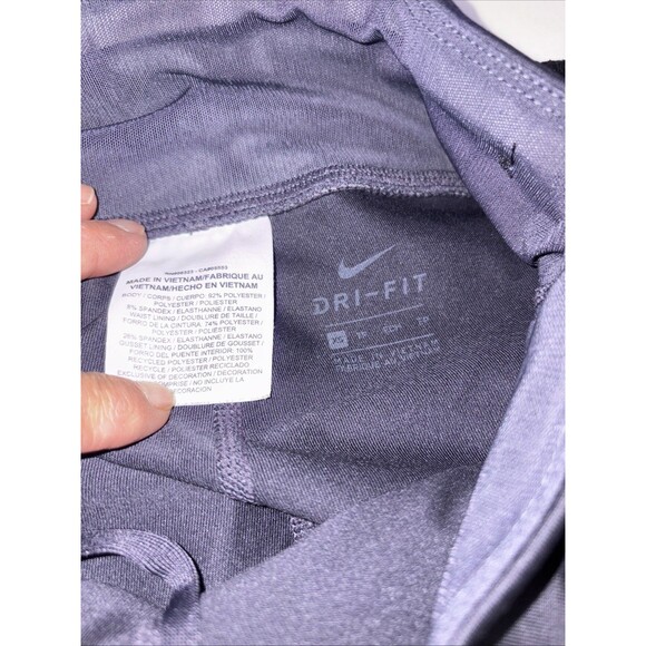 Nike DriFit Power Essential Race Ready Leggings AH7117 081 Purple Womens XS - Picture 5 of 8